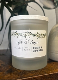 Alfie & Banjo Rhubarb and Custard Candle