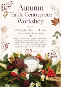 Autumn Table Centrepiece