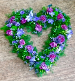 Mixed Heart Wreath