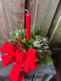 Terracotta Christmas Candle